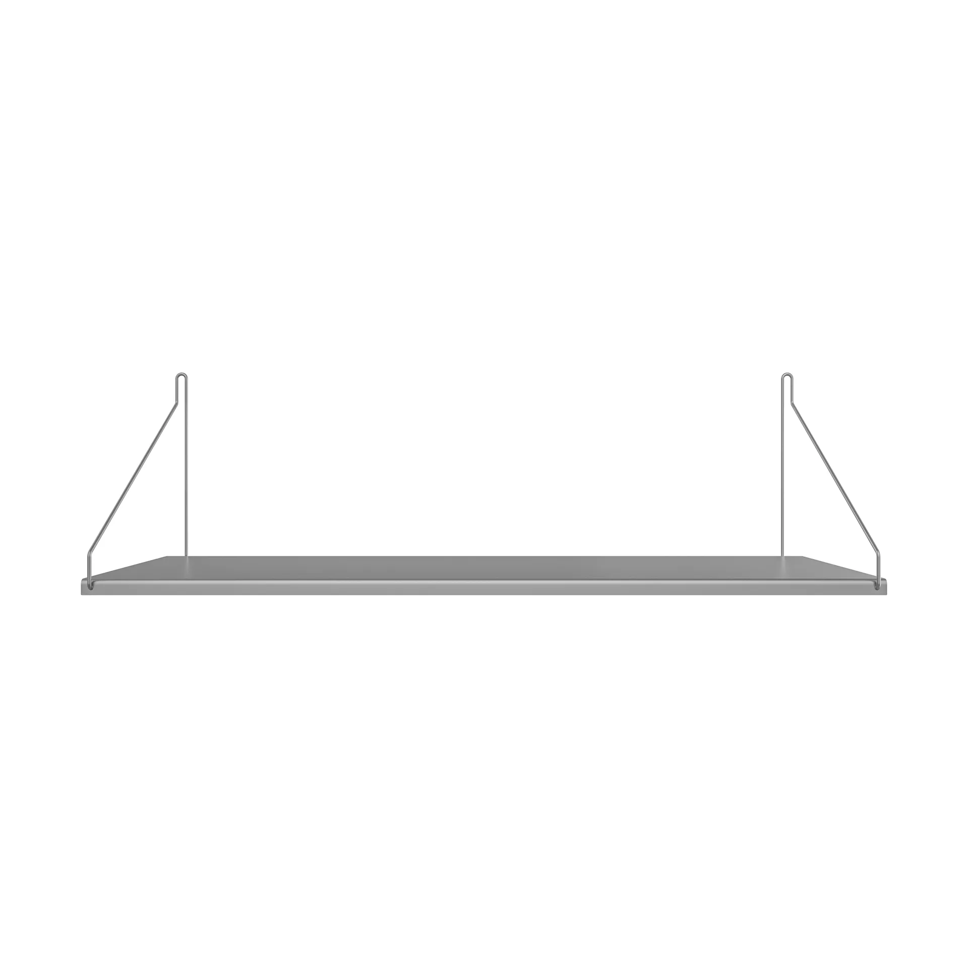 Estante de pared Single Shelf, Acero inoxidable, 80x27 cm FRAMA