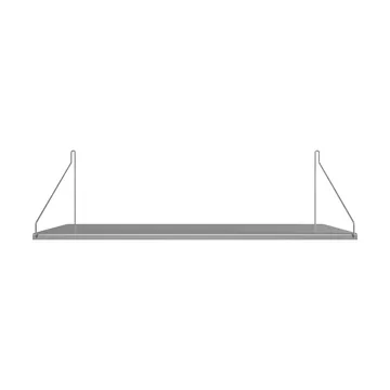 Estante de pared Single Shelf - Acero inoxidable, 80x27 cm - FRAMA