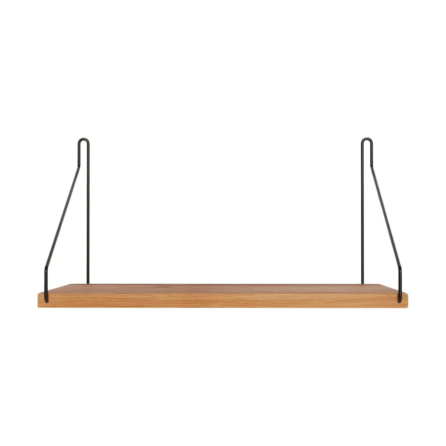 Estante de pared Single Shelf, Roble-negro, 40x20 cm FRAMA
