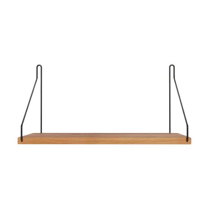 Estante de pared Single Shelf - Roble-negro, 40x20 cm - FRAMA