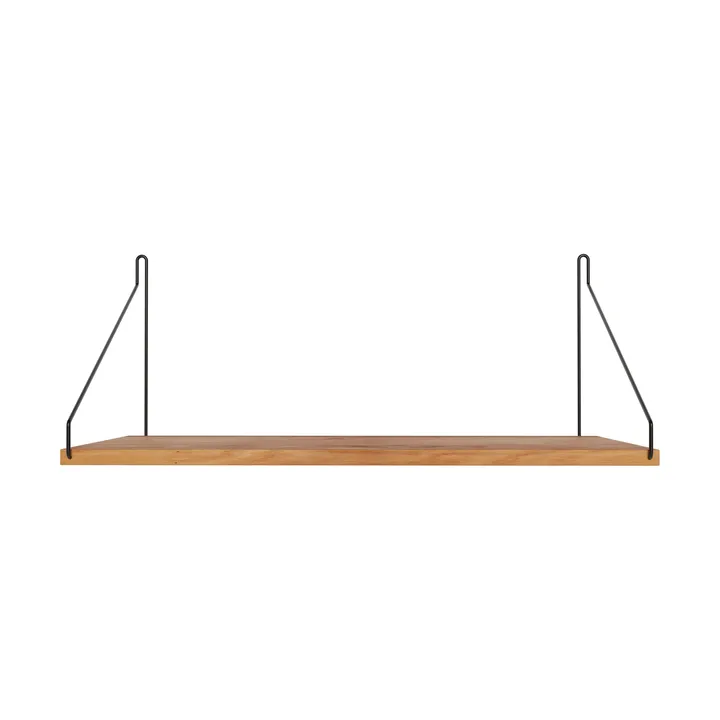 Estante de pared Single Shelf - Roble-negro, 40x27 cm - FRAMA
