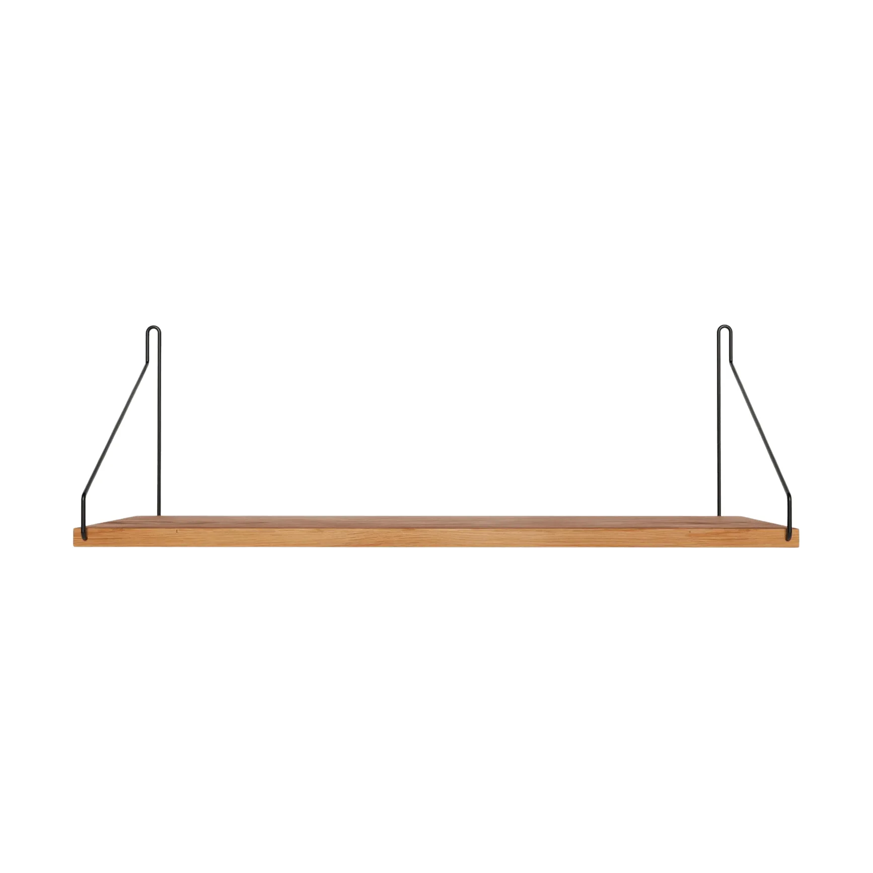 Estante de pared Single Shelf, Roble-negro, 60x20 cm FRAMA