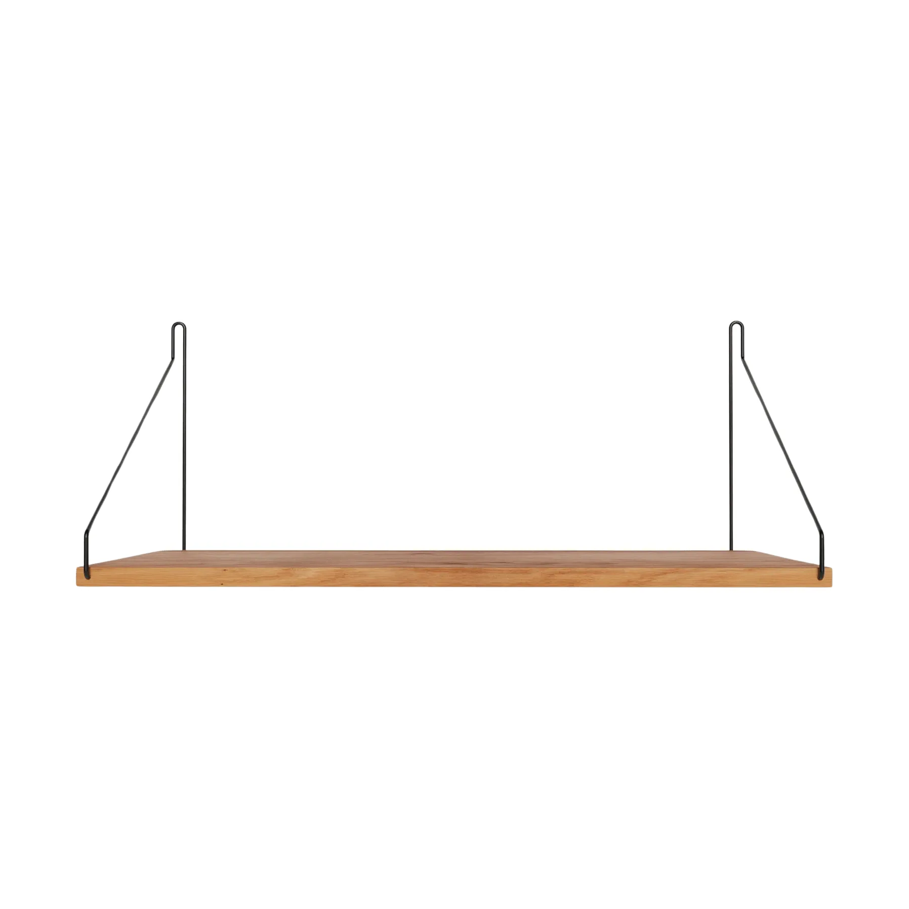 Estante de pared Single Shelf, Roble-negro, 60x27 cm FRAMA