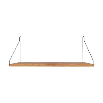Estante de pared Single Shelf - Roble-negro, 60x27 cm - FRAMA