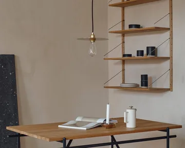 Lámpara colgante Circle Shade - Latón, Ø25 cm - FRAMA