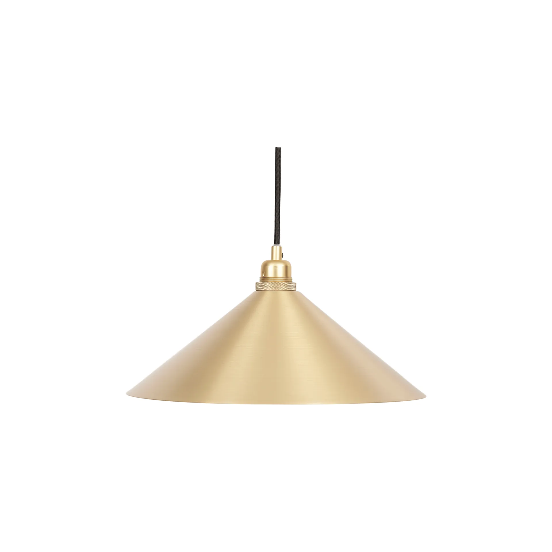 Lámpara colgante Cone Shade, Brass, medium, Ø36 cm FRAMA