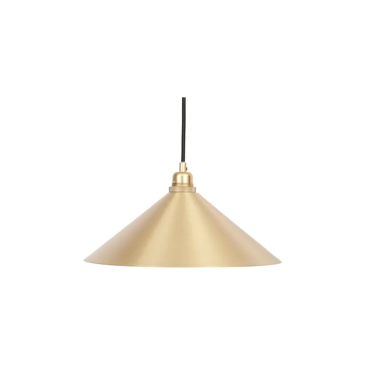 Lámpara colgante Cone Shade - Brass, medium, Ø36 cm - FRAMA