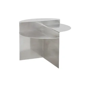 Mesa auxiliar Rivet - Aluminio, Ø51,3x40 cm - FRAMA