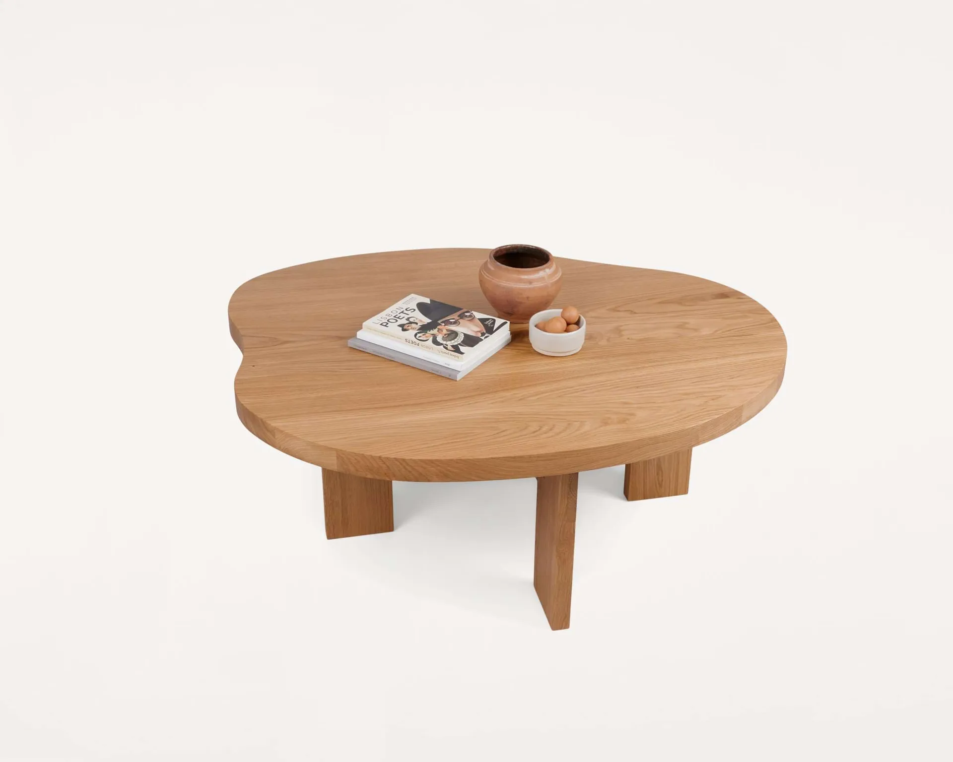 Mesa de centro Farmhouse Pond, Roble, 78x93,6x37 cm FRAMA