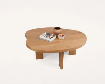 Mesa de centro Farmhouse Pond - Roble, 78x93,6x37 cm - FRAMA