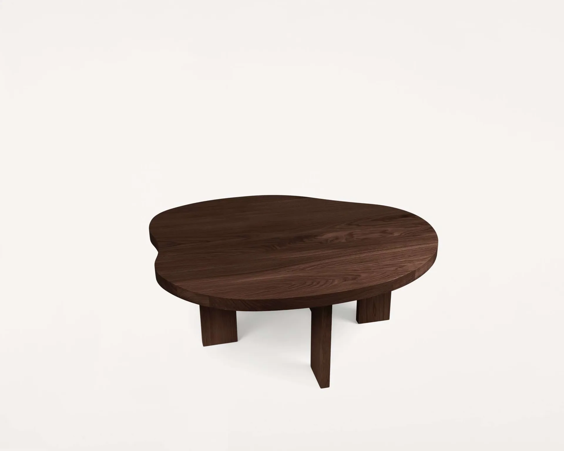 Mesa de centro Farmhouse Pond, Roble oscuro, 78x93,6x37 cm FRAMA