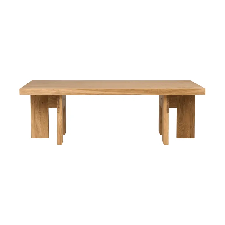 Mesa de centro Farmhouse Rectangle - Roble, 115x52x37 cm - FRAMA