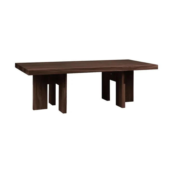 Mesa de centro Farmhouse Rectangle - Roble oscuro, 115x52x37 cm - FRAMA