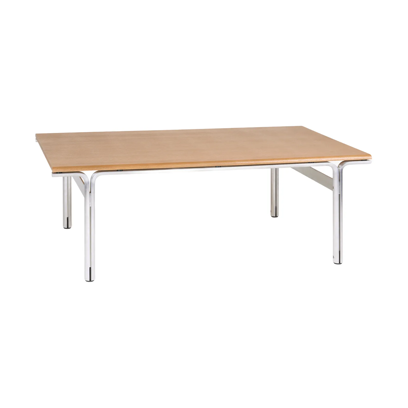 Mesa de centro Union, Aluminio-fresno marrón cálido, 97x60x34,5 cm FRAMA