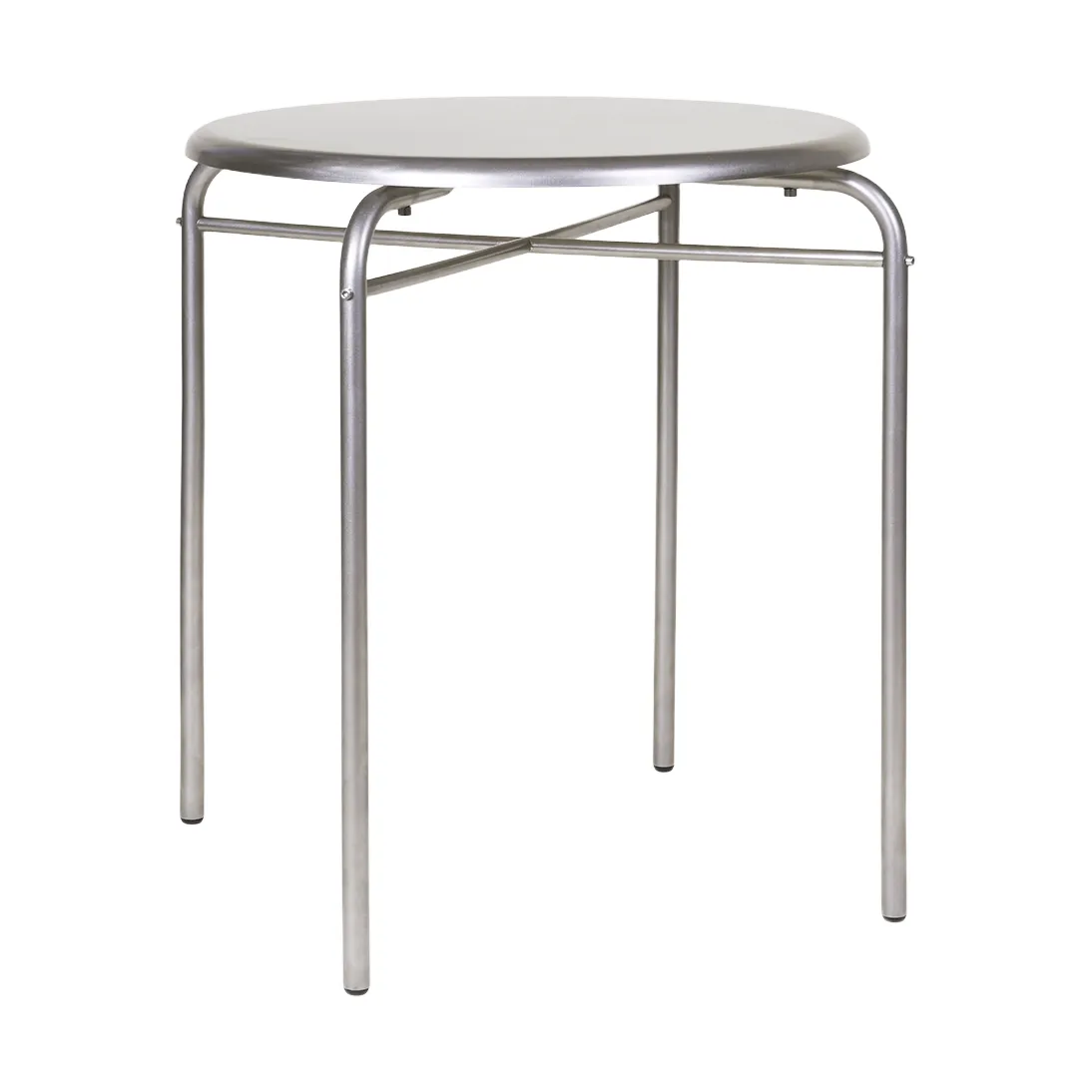 Mesa Petit Rond, Acero inoxidable, Ø65x73 cm FRAMA