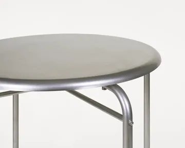 Mesa Petit Rond - Acero inoxidable, Ø65x73 cm - FRAMA