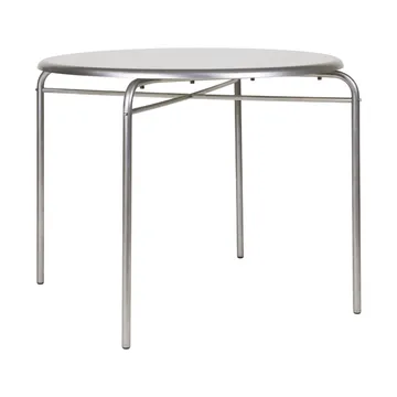 Mesa Petit Rond - Acero inoxidable, Ø90x73 cm - FRAMA