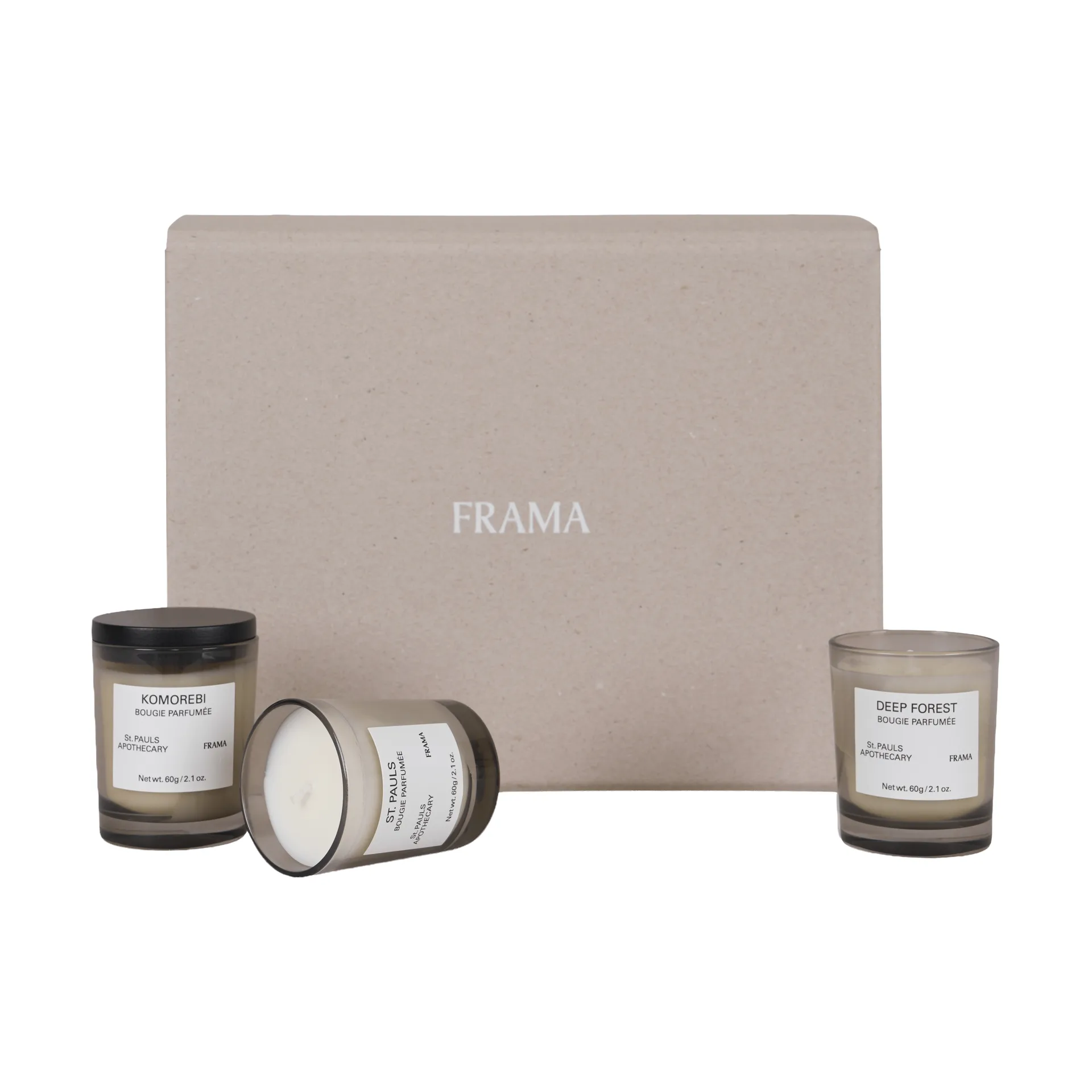 Set de regalo de velas aromáticas FRAMA, 3 piezas FRAMA