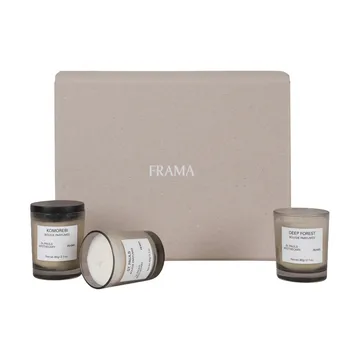 Set de regalo de velas aromáticas FRAMA - 3 piezas - FRAMA