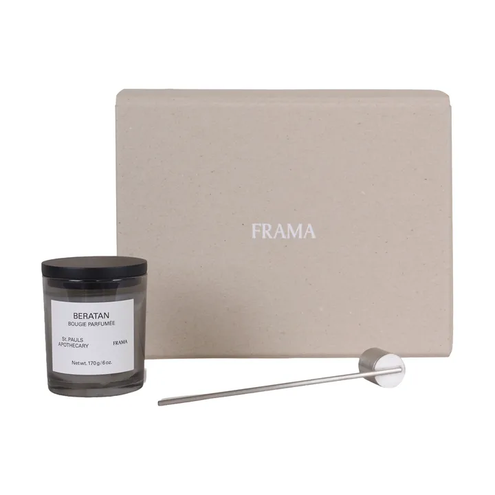 Set de regalo FRAMA con vela aromática + apagavelas - Beratan - FRAMA