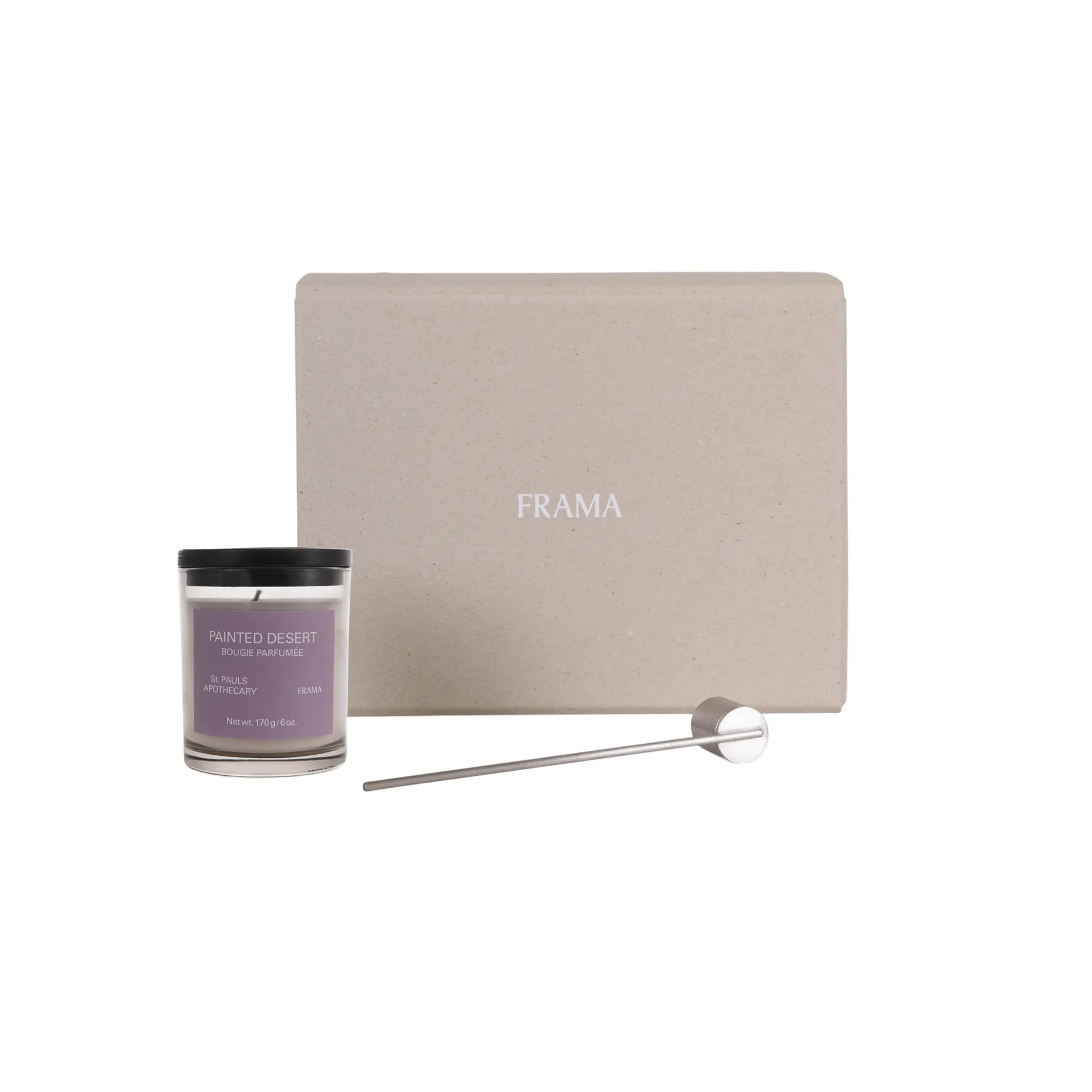Set de regalo FRAMA con vela aromática + apagavelas, Painted Desert FRAMA