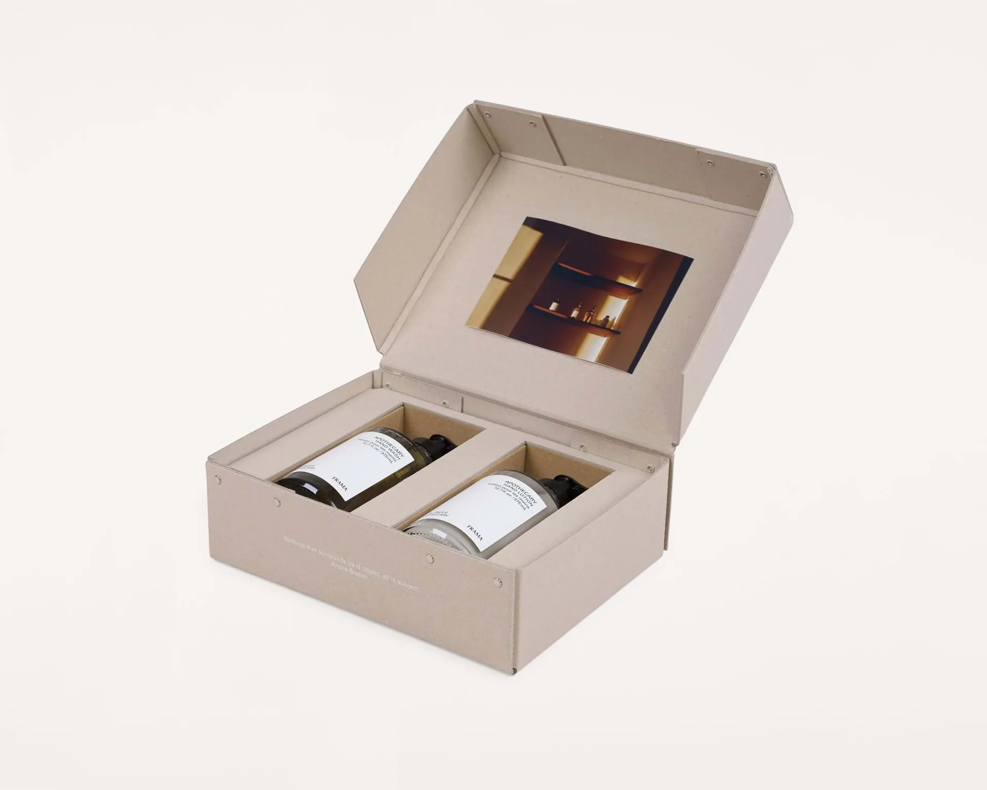 Set de regalo FRAMA de jabón de manos + loción de manos, Apothecary FRAMA