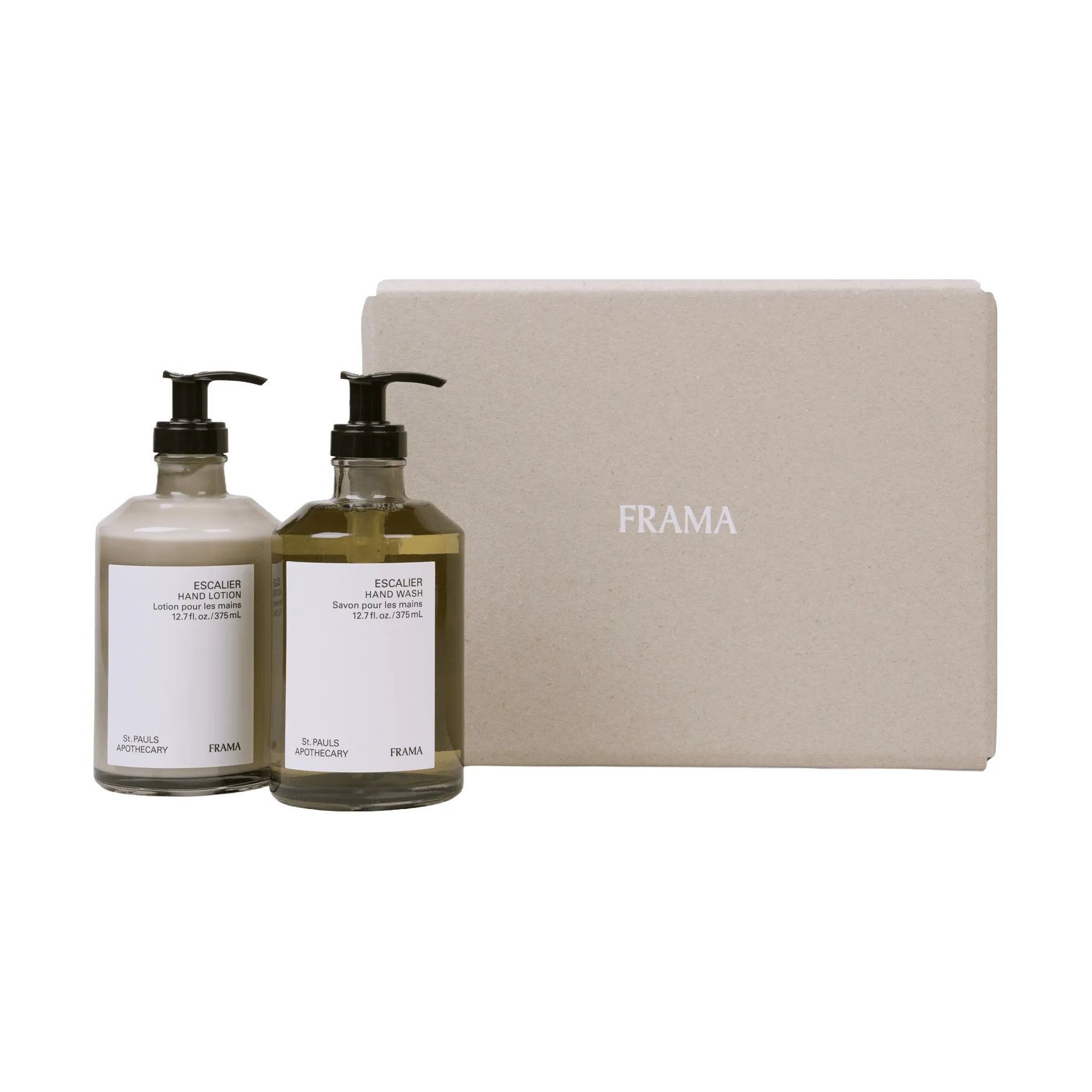 Set de regalo FRAMA de jabón de manos + loción de manos, Escalier FRAMA