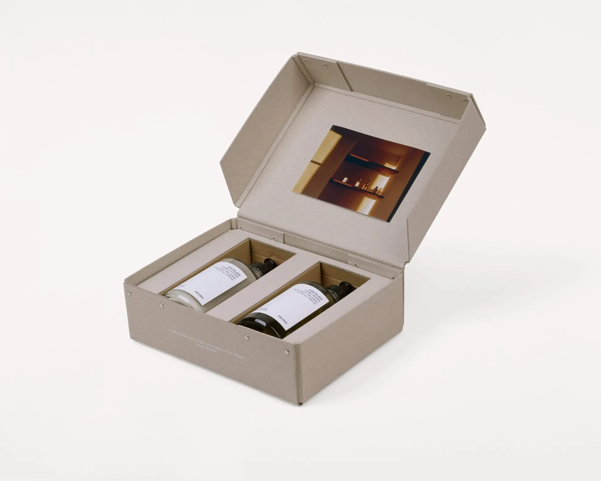 Set de regalo FRAMA de jabón de manos + loción de manos, Escalier FRAMA