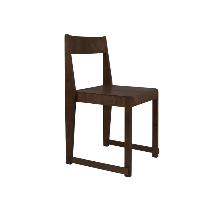 Silla Chair 01 - Abedul marrón oscuro - FRAMA