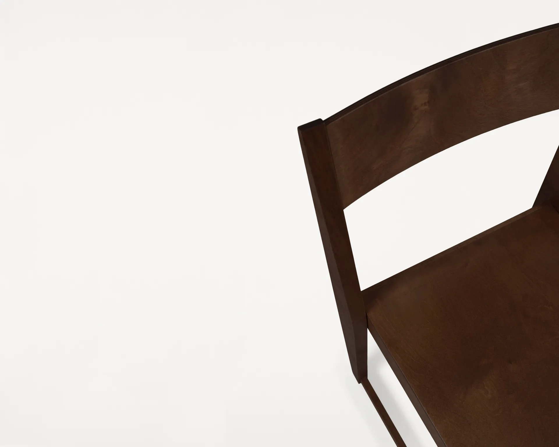 Silla Chair 01, Abedul marrón oscuro FRAMA