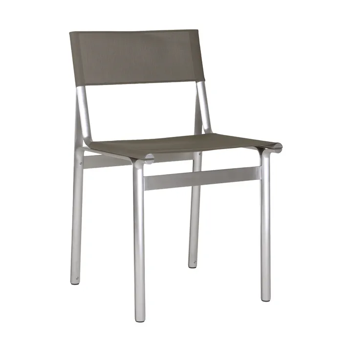 Silla Union - Aluminium-Taupe Mesh - FRAMA