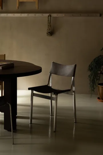 Silla Union - Aluminium-Taupe Mesh - FRAMA