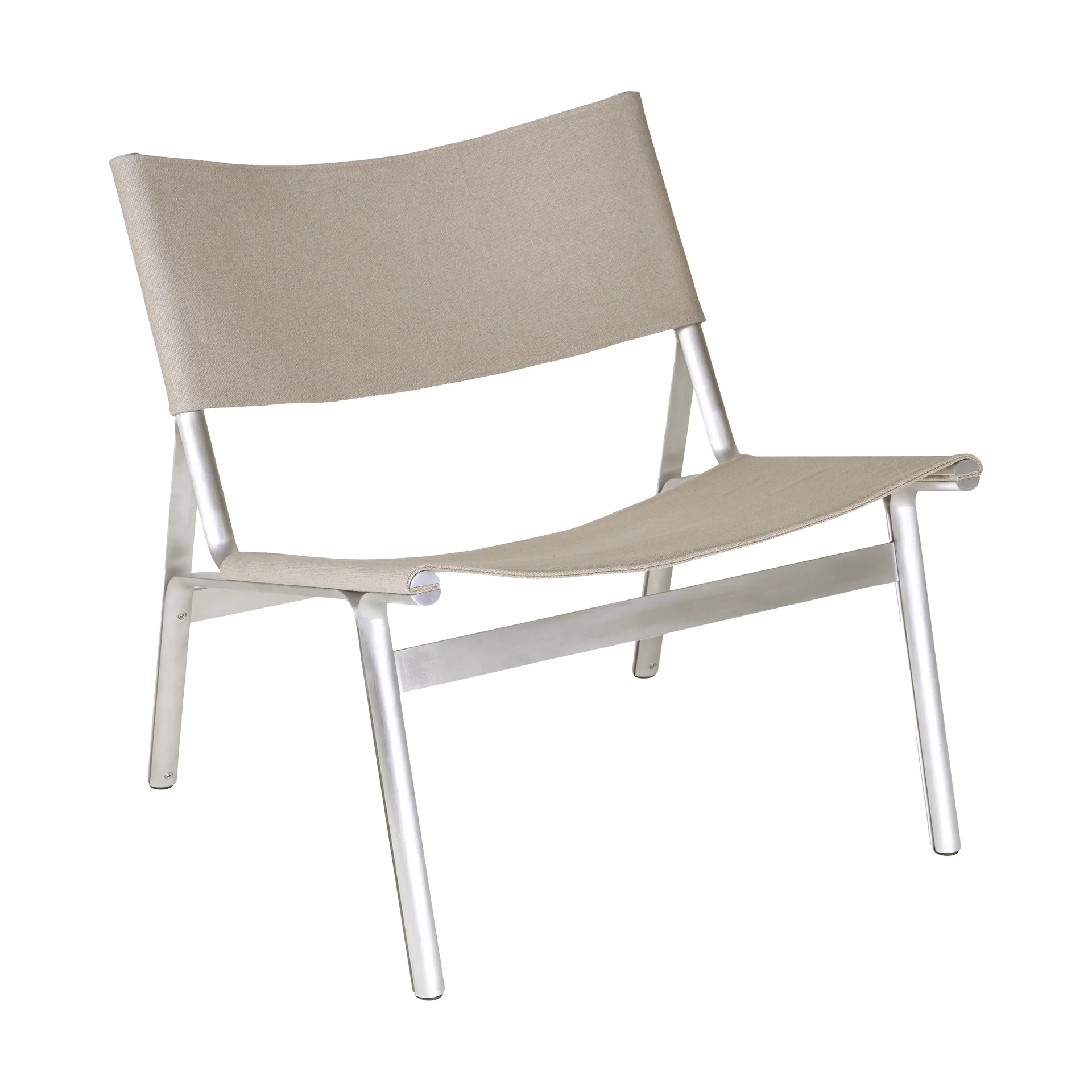 Sillón Union, Aluminium-Sandstone Linen FRAMA