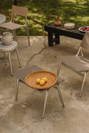 Sillón Union - Aluminium-Sandstone Linen - FRAMA