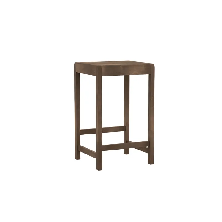 Taburete de bar Stool 01 - Abedul marrón oscuro, 65 cm - FRAMA