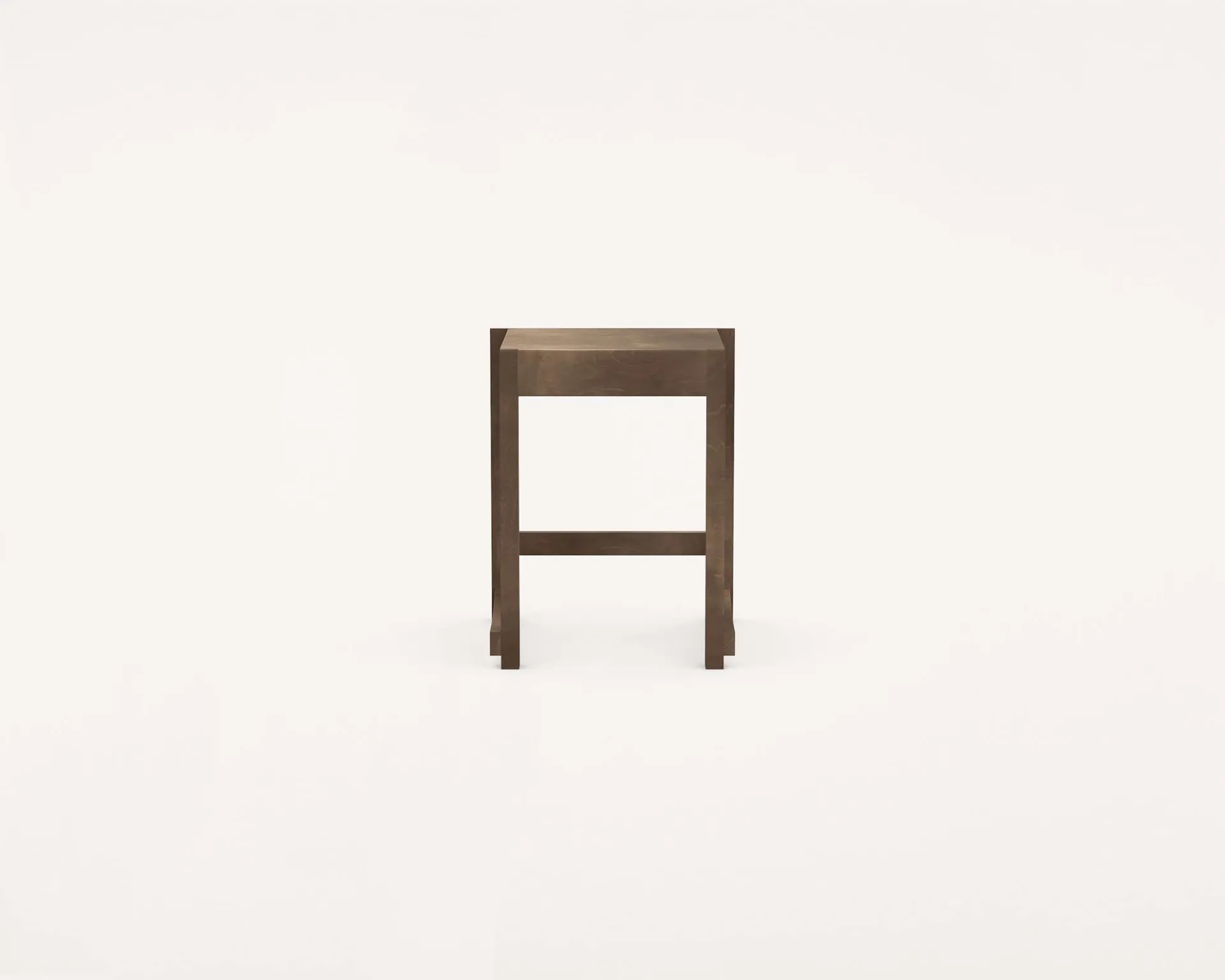 Taburete Low Stool 01, Abedul marrón oscuro FRAMA