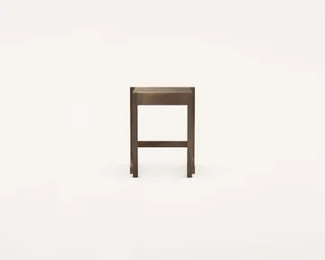 Taburete Low Stool 01 - Abedul marrón oscuro - FRAMA