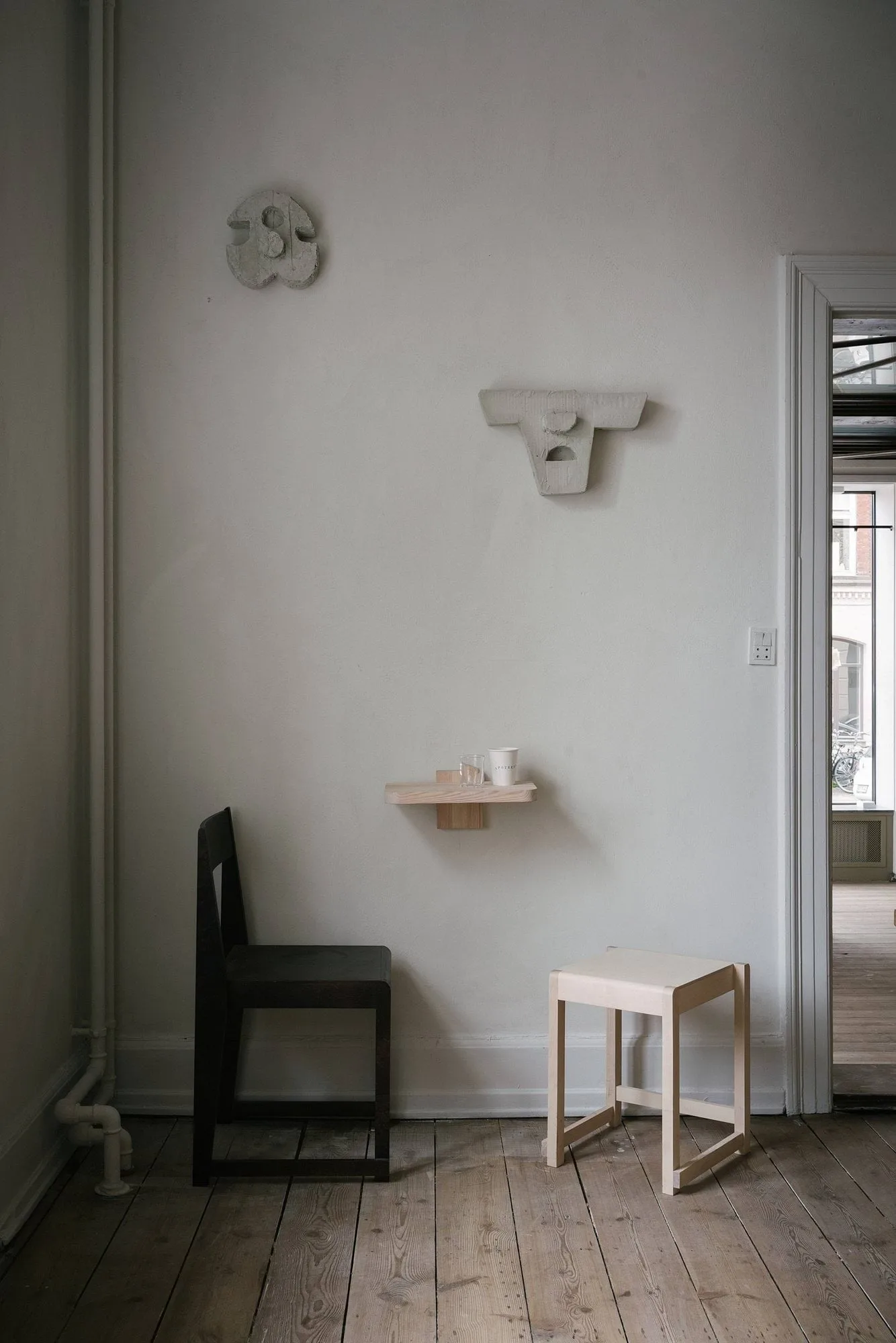 Taburete Low Stool 01, Abedul FRAMA