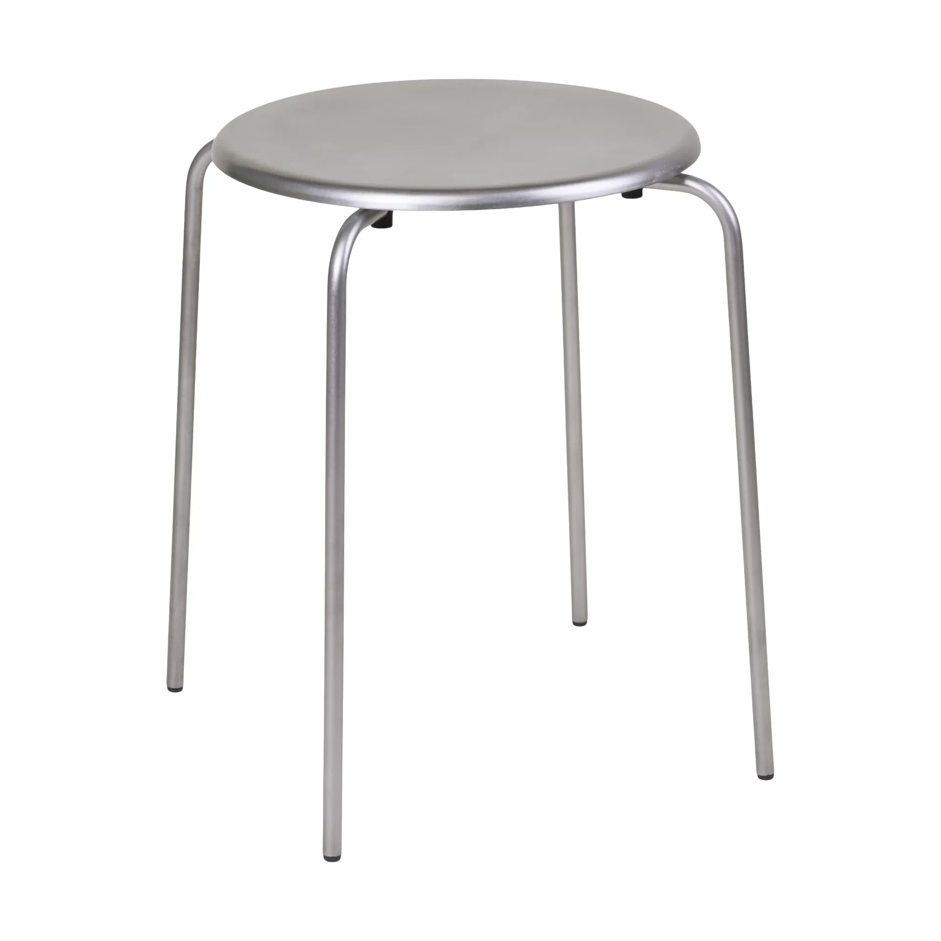 Taburete redondo Petit Rond, Acero inoxidable FRAMA