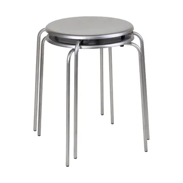 Taburete redondo Petit Rond - Acero inoxidable - FRAMA