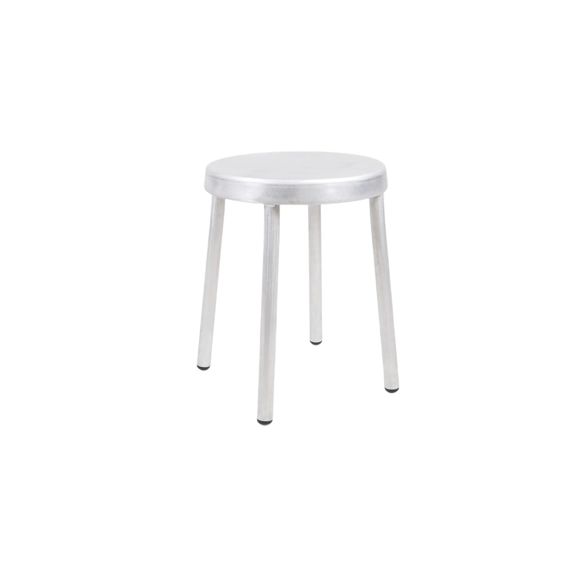 Taburete redondo Tasca, Aluminio, altura: 46 cm FRAMA
