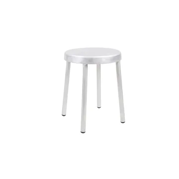 Taburete redondo Tasca - Aluminio, altura: 46 cm - FRAMA