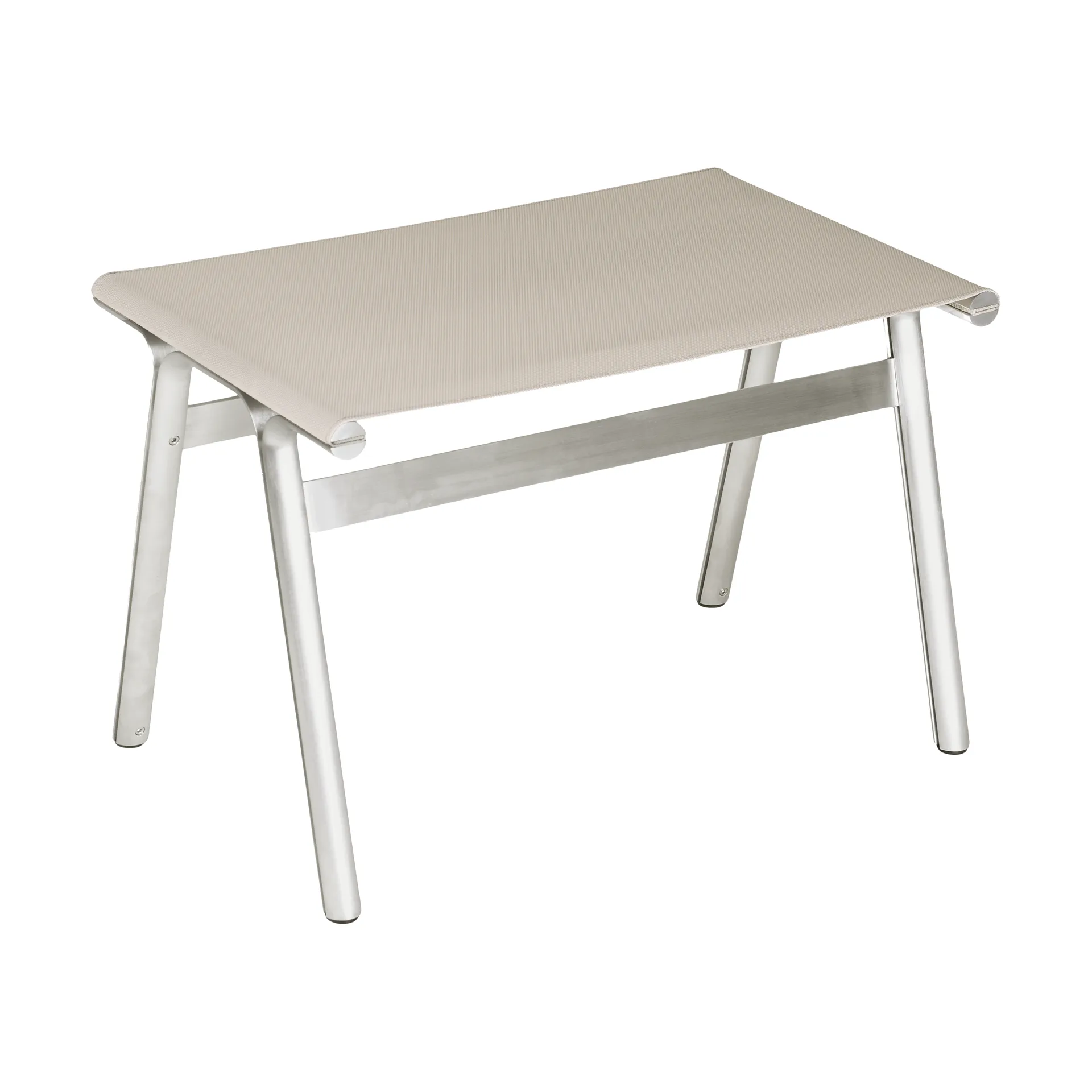 Taburete Union, Aluminium-Sandstone Mesh, H: 40,6 cm FRAMA