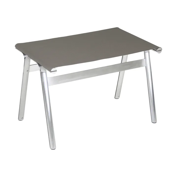 Taburete Union - Aluminium-Taupe Mesh, H: 40,6 cm - FRAMA