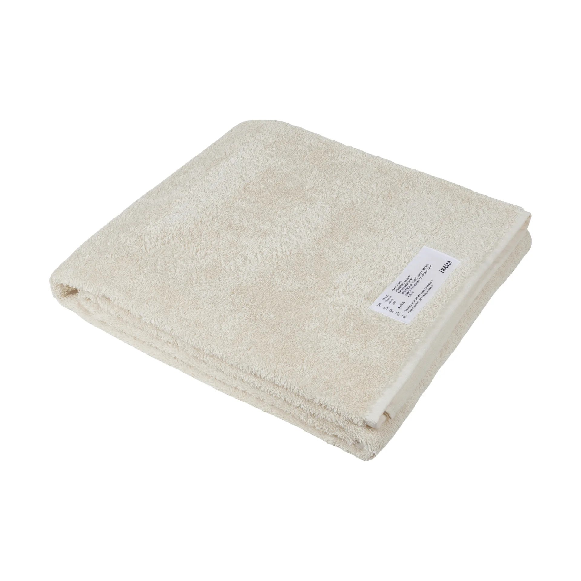 Toalla de baño Heavy Towel 150x100 cm, Bone white (blanco) FRAMA