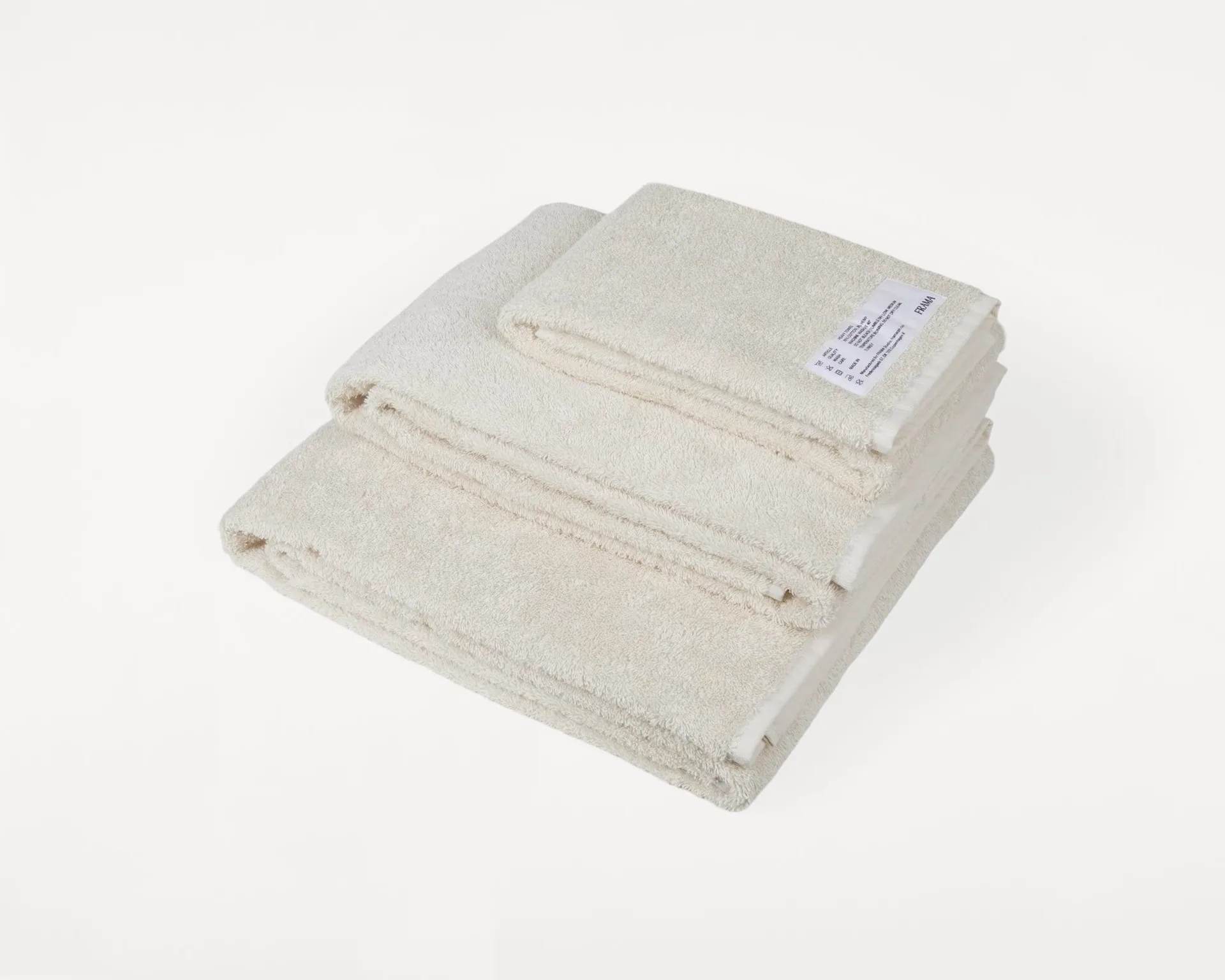 Toalla de baño Heavy Towel 150x100 cm, Bone white (blanco) FRAMA