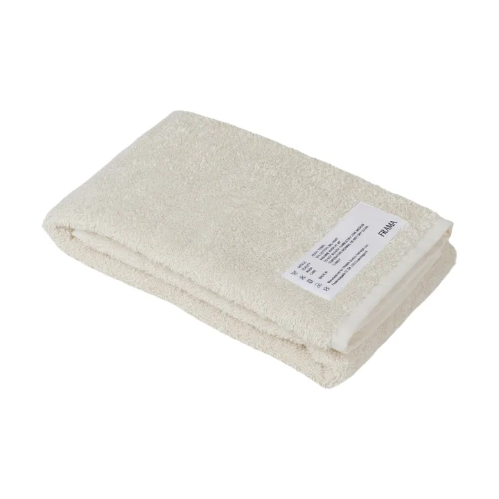 Toalla Heavy Towel 80x50 cm - Bone white (blanco) - FRAMA