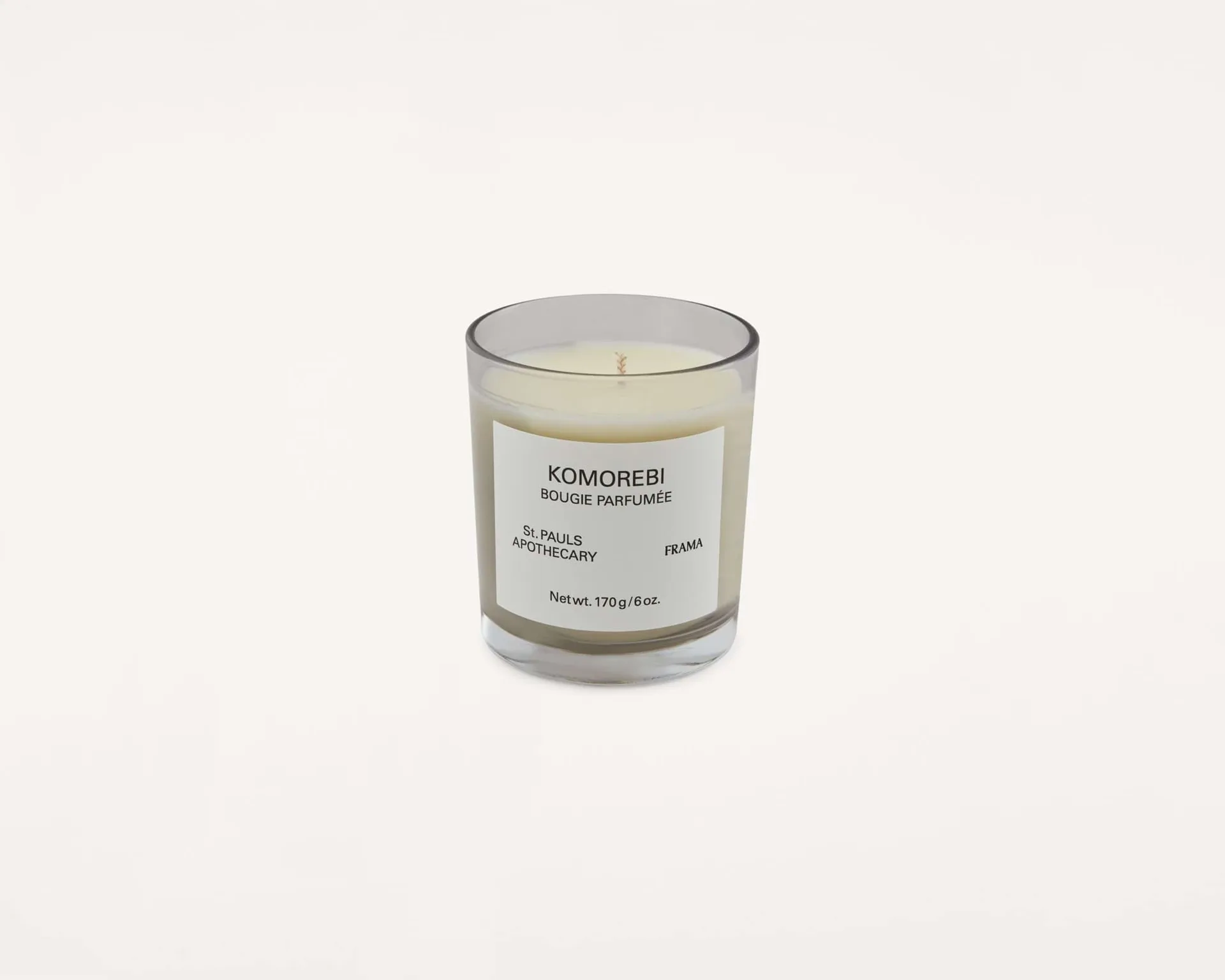 Vela aromática FRAMA, Komorebi, 170 g FRAMA