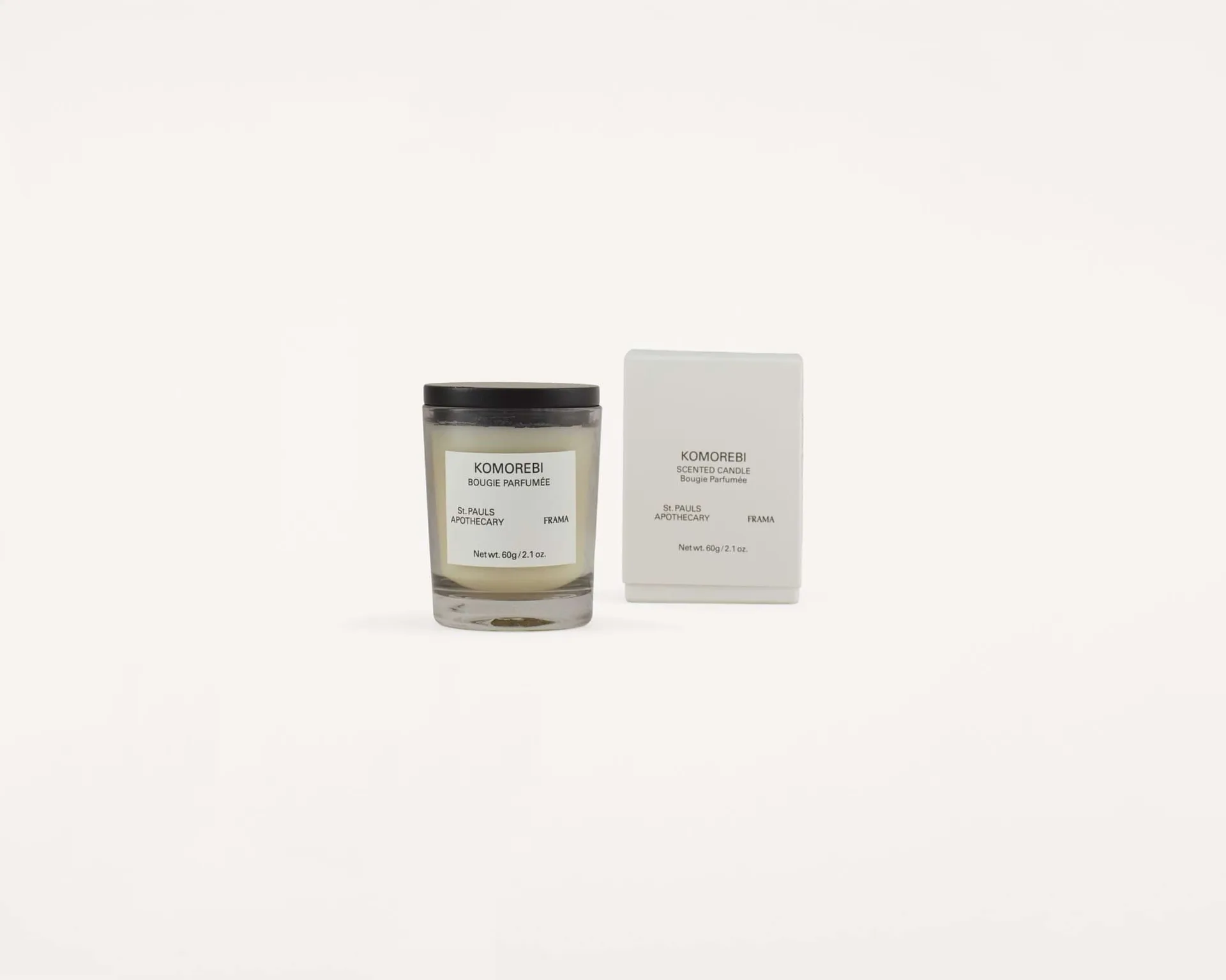 Vela aromática FRAMA, Komorebi, 60 g FRAMA
