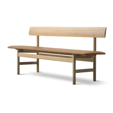 Banco Mogensen 3171 - Cuero omni 307-roble enjuagado - Fredericia Furniture
